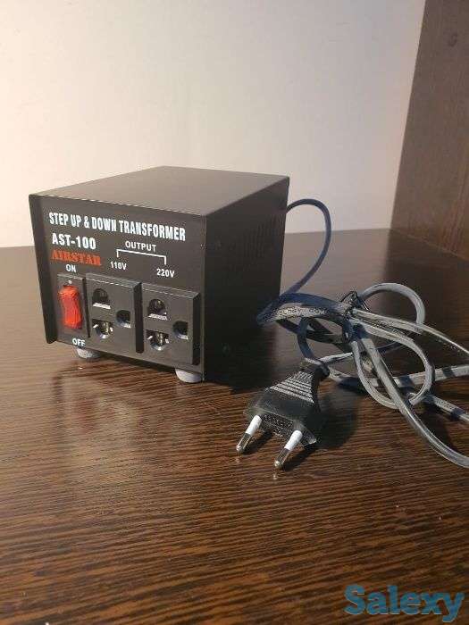 Трансформатор повыщающий- понижающий с 220V-110V  и  c 110V-220V  100watt, фотография 3