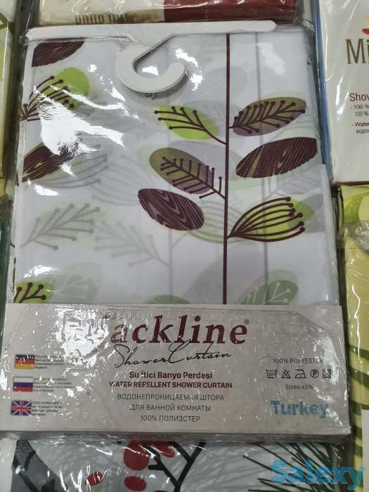 Шторки для душа и ванны, Турция, элегатные веточки, фотография 5