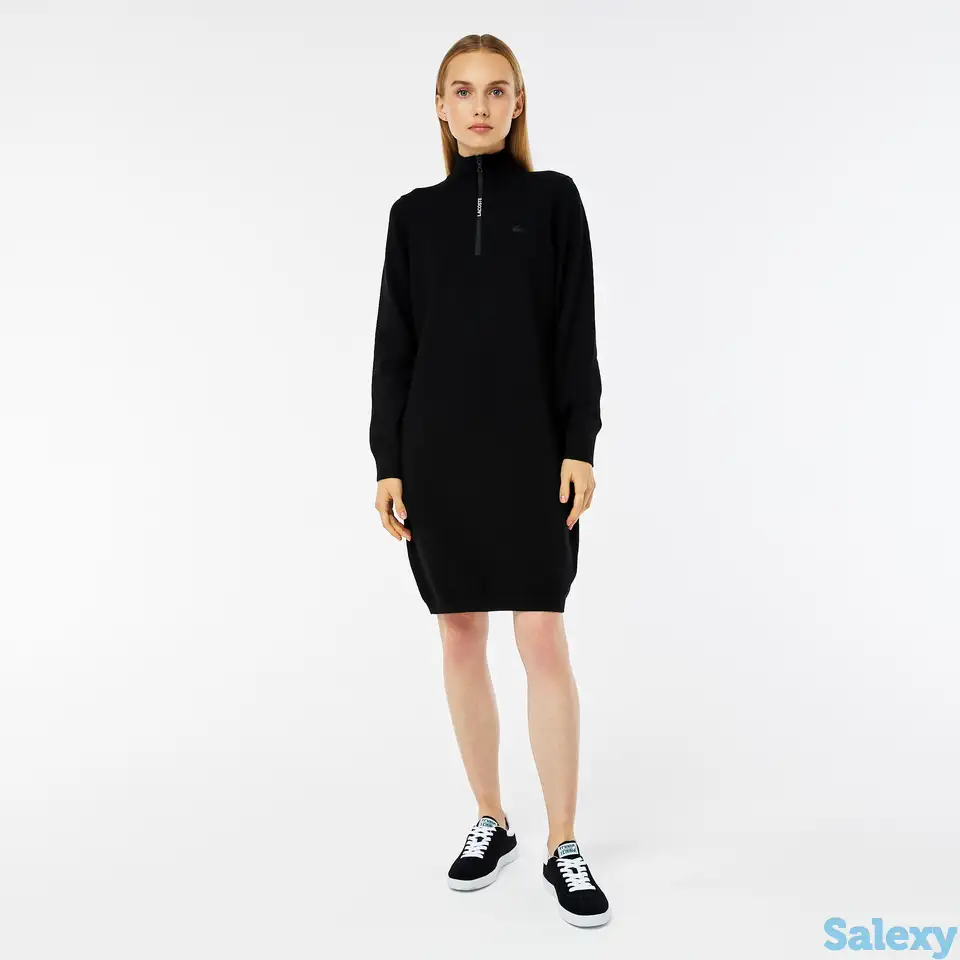 Женское платье lacoste с длинным рукавом на молнии, фотография 1