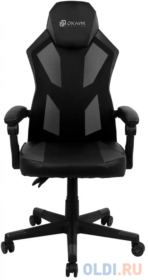 Кресло для геймеров oklick 121g чёрный, фотография 1