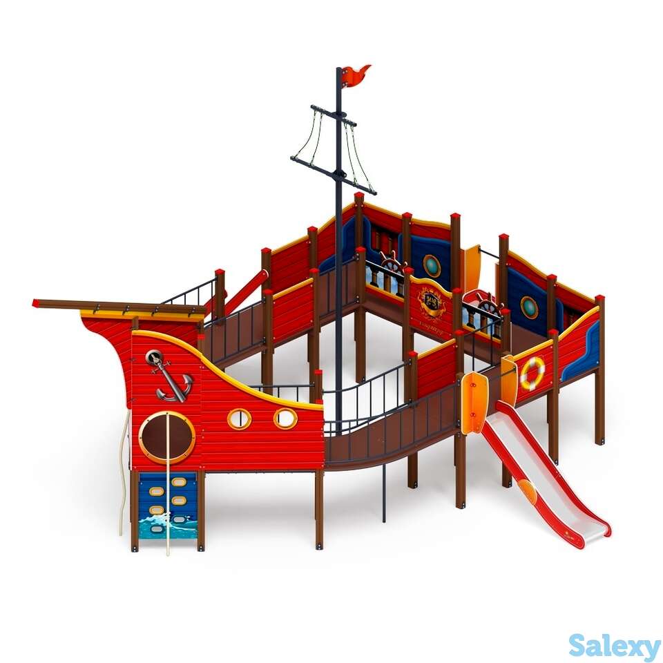 Детский игровой комплекс «фрегат малый» дик 2.03.3.04-04 h=1200, фотография 1