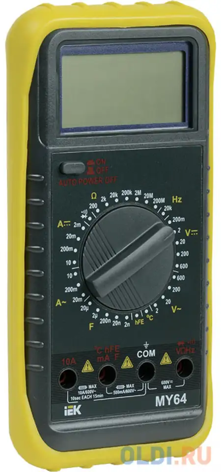 Iek tmd-5s-064 мультиметр цифровой  professional my64 iek, фотография 1