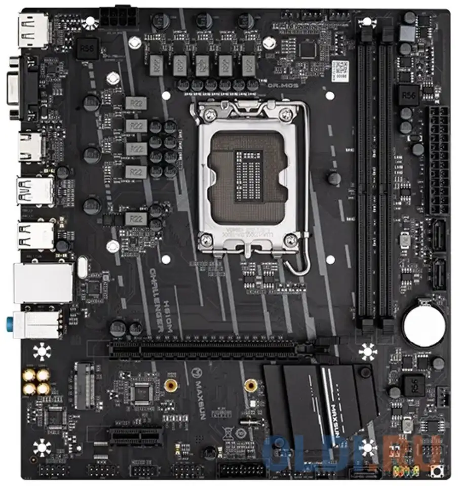 Материнская плата maxsun <ms-challenger h610m> lga1700 <h610> 1*pciex16, 1*pciex1, 1*m.2, фотография 1