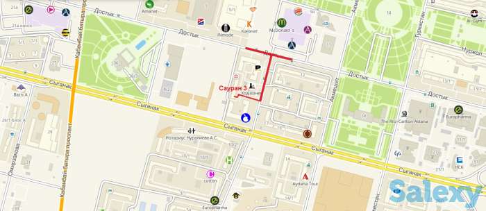 Апартаменты в центре Левого берега Астаны, Сауран 3, фотография 10