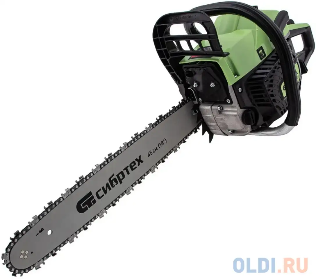 Пила цепная бензиновая бп-5245, 52 см3, шина 45 см, шаг 0,325,, фотография 1