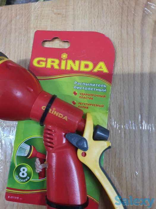 Распылитель, Grinda, 8-позиционный, пластиковый, тип пистолетный, фотография 4