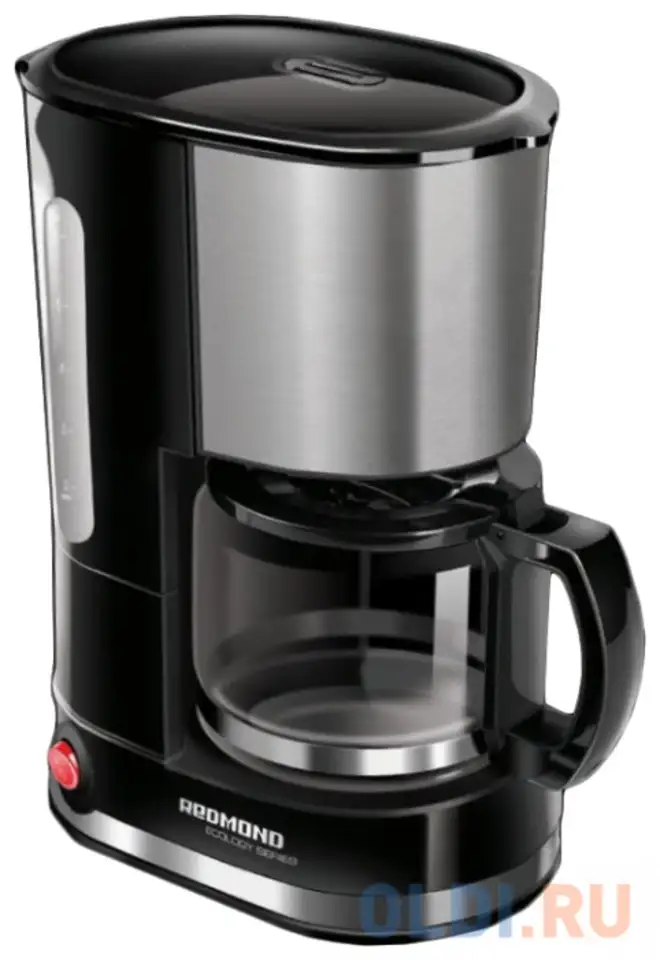 Кофеварка redmond rcm-m1507 600 вт черно-серебристый, фотография 1