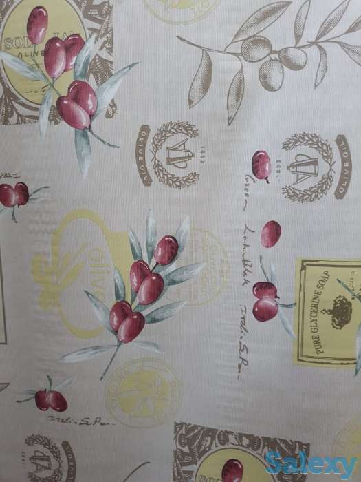 Клеенка для стола  Скатерть клеенка классическая с оливками, фотография 2