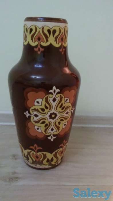 Керамическая ваза 70-х годов СССР, фотография 1