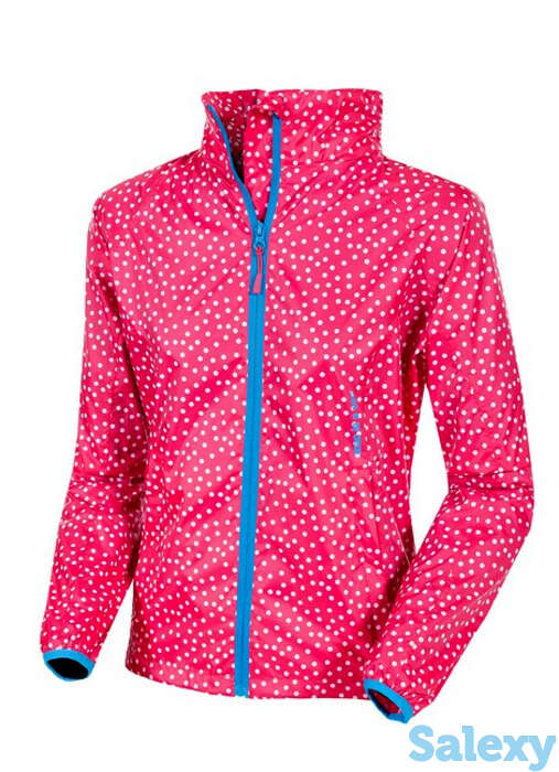 Ветровка женская непромокаемая мембранная  mac in a sac elle розовая в горошек, фотография 1