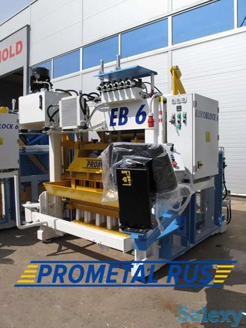 Мобильный вибропресс Euroblock 6 для производства блоков, шлакоблоков, теплоблоков, стеновых блоков, перегородочных блок, фотография 1