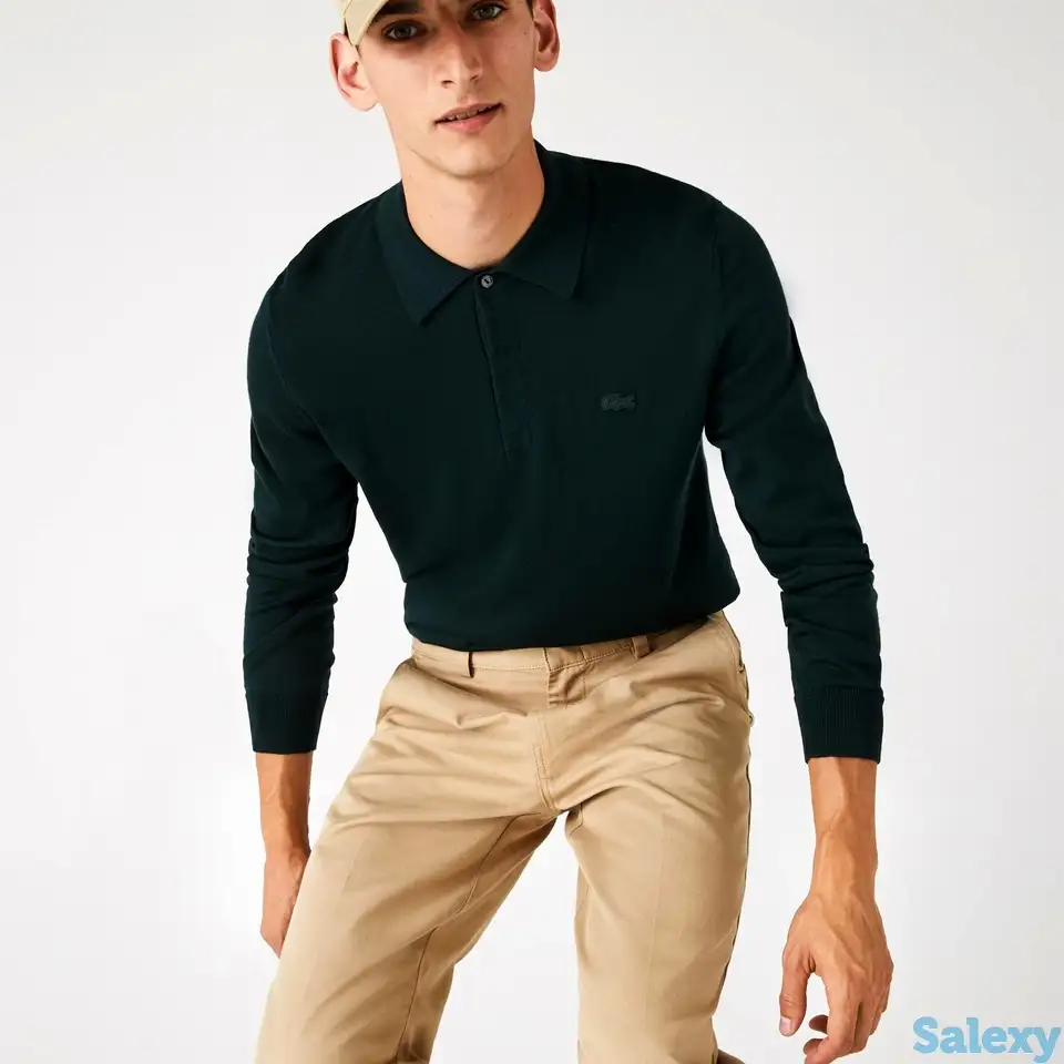 Мужской свитер lacoste из шерсти мериноса, фотография 1