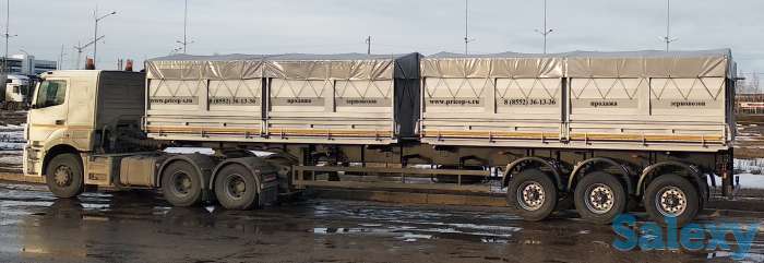 полуприцеп универсальный самосвал двухкузовной, фотография 1