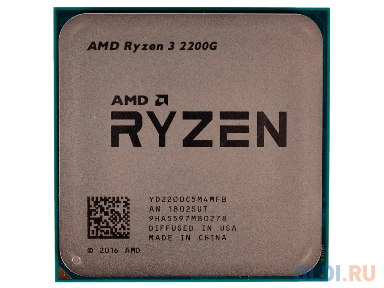 Процессор amd ryzen 3 2200g yd2200c5m4mfb socket am4 oem, фотография 1