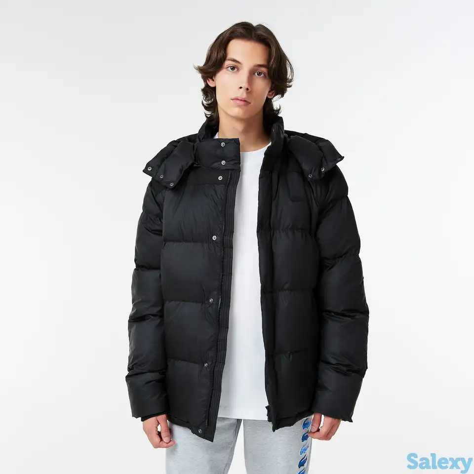Мужская короткая куртка-пуховик lacoste, фотография 1