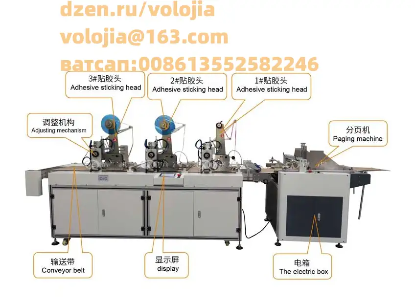 Аппликаторная линия наносит клейкую ленту на гофрированный картон, фотография 1
