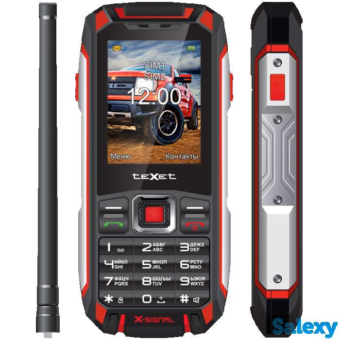 Продам противоударный водонепроницаемый IP68 кнопочный телефон с функцией рации, фонариком и аккумулятором 2200мАч, фотография 1