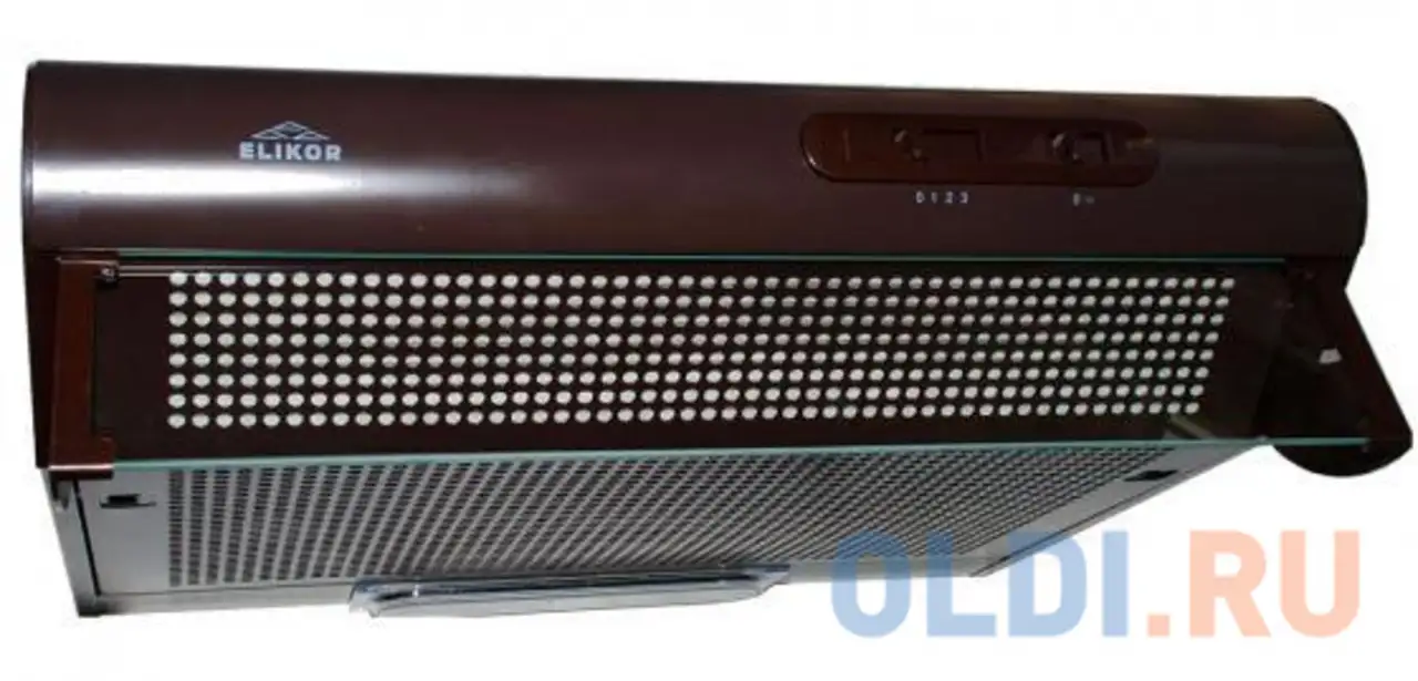 Вытяжка подвесная elikor davoline 50п-290-п3л коричневый, фотография 1