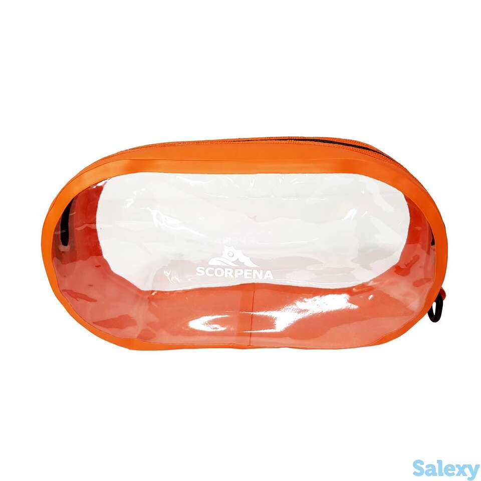 Сумочка для аксессуаров или аптечки, оранжевая, фотография 1