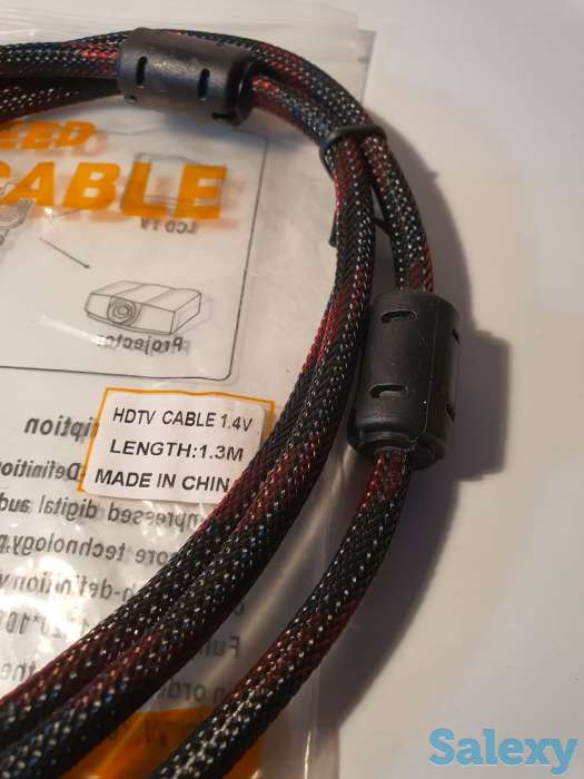 Кабель шнур High speed HDMI-HDMI провод 1,3м, фотография 3