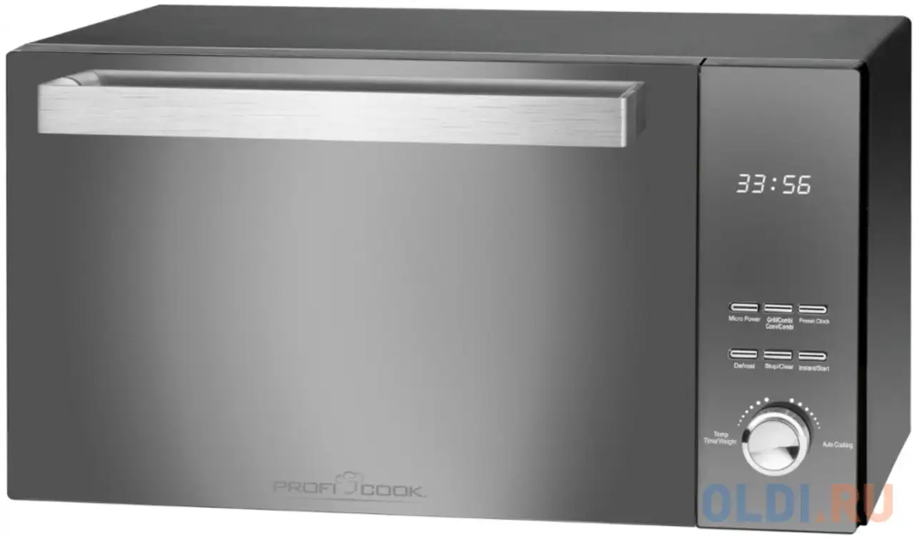 Микроволновая печь profi cook pc-mwg 1204 800 вт чёрный, фотография 1