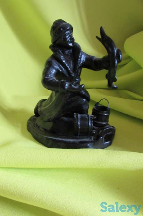 ►►► Емеля и щука. Куса Каслинское литье Чугун Сказки СССР, фотография 2