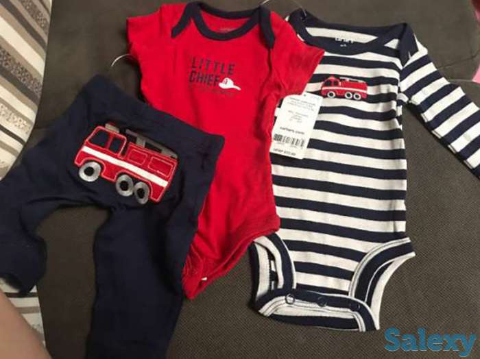 Комплект тройка для новорождённого Carters, фотография 1