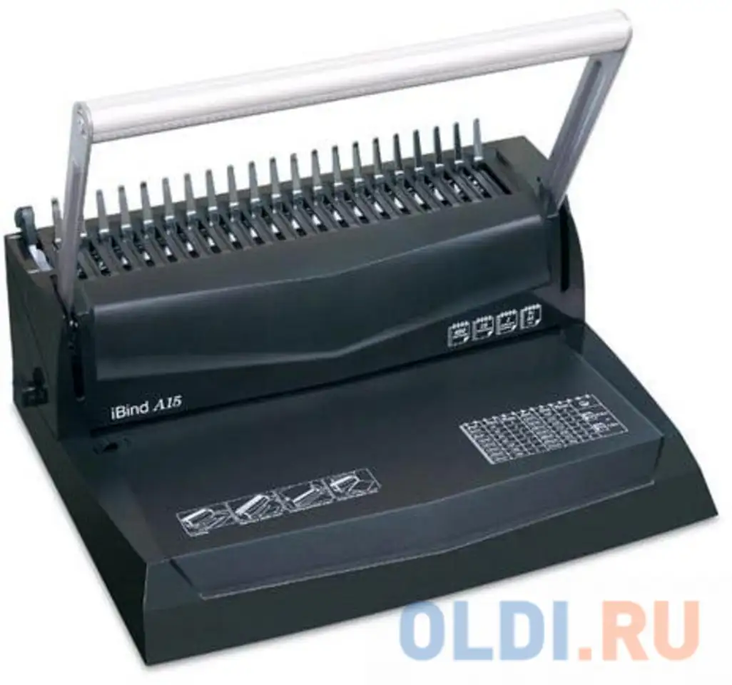 Переплетчик gladwork ibind a15 a4 перфорирует 15 листов сшивает 450 листов, фотография 1