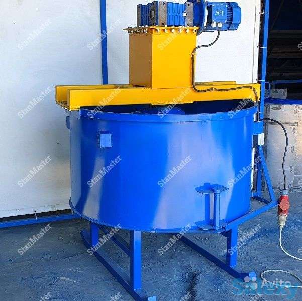 Продам бетоносмеситель принудительный на 1000л, фотография 1