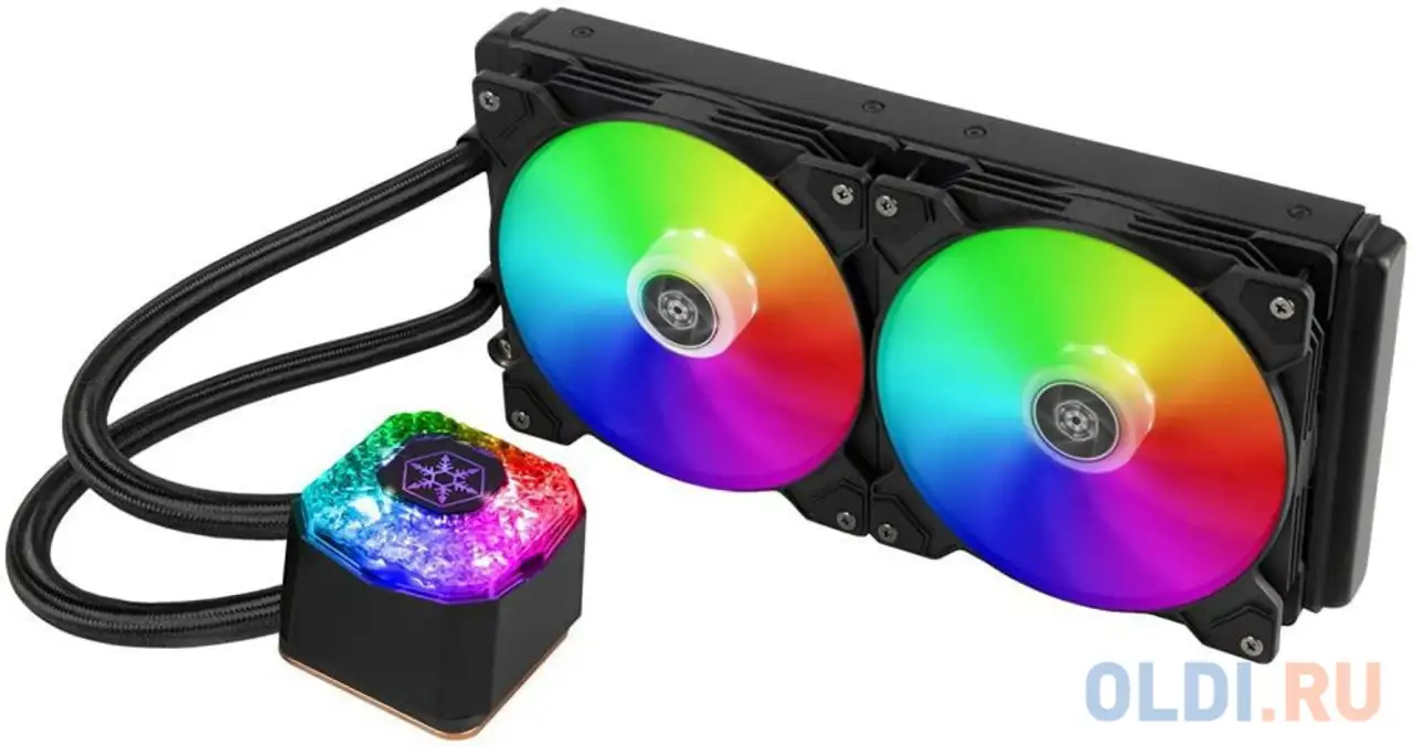Система охлаждения жидкостная silverstone sst-ig280-argb, фотография 1