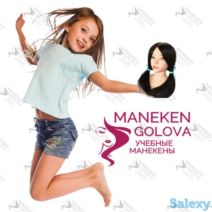 Манекен голова (кукла, болванка) парикмахерская в ассортименте, новые, фотография 4