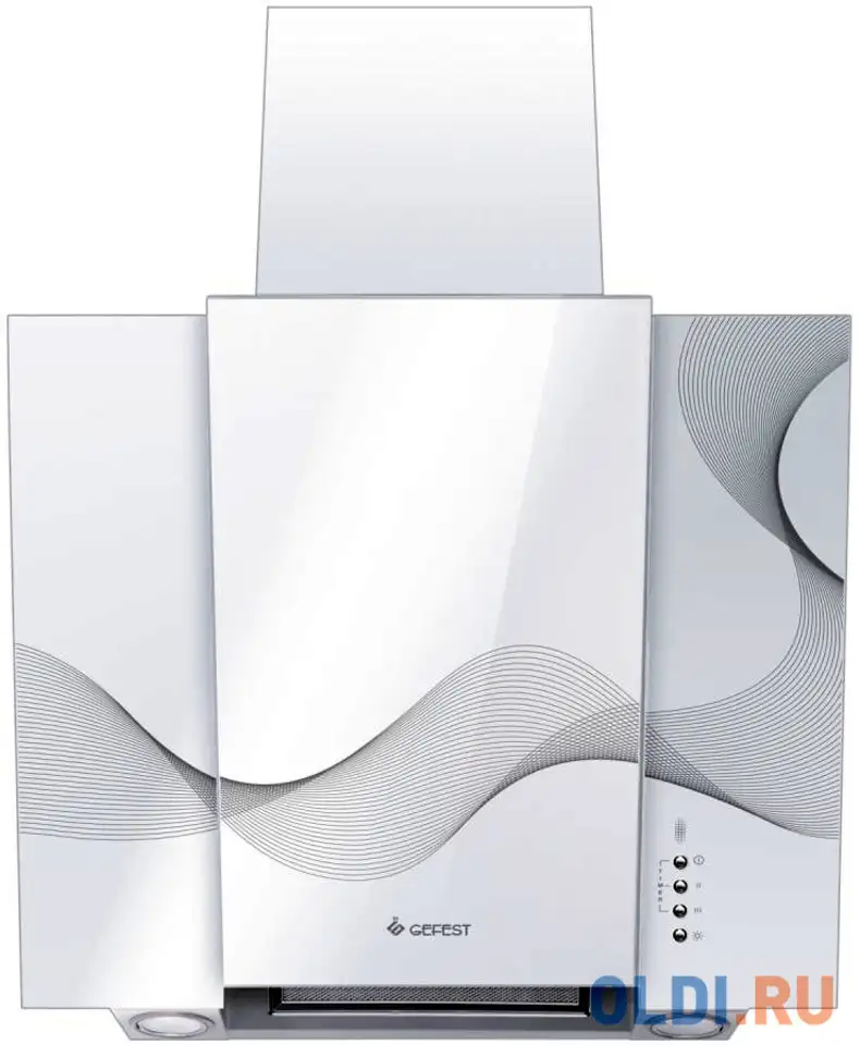 Вытяжка каминная gefest во 3603 к28 белый, фотография 1