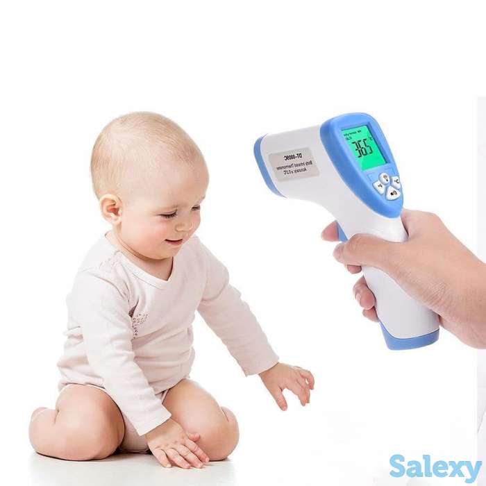 Бесконтактный инфракрасный термометр Non-contact DT 8809c Original Pro 32°C ~ 42,5°C для Тела, фотография 2