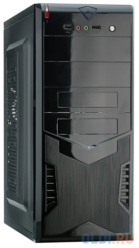 Корпус atx exegate cp-604 350 вт чёрный ex280386rus, фотография 1