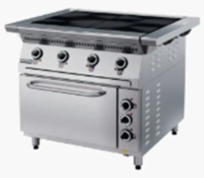 Плита электрическая ПЭ49Ж с духовкой Установка напольная Оснащение духовой шкаф Количество конфорок 4 Размер конфорок, фотография 1