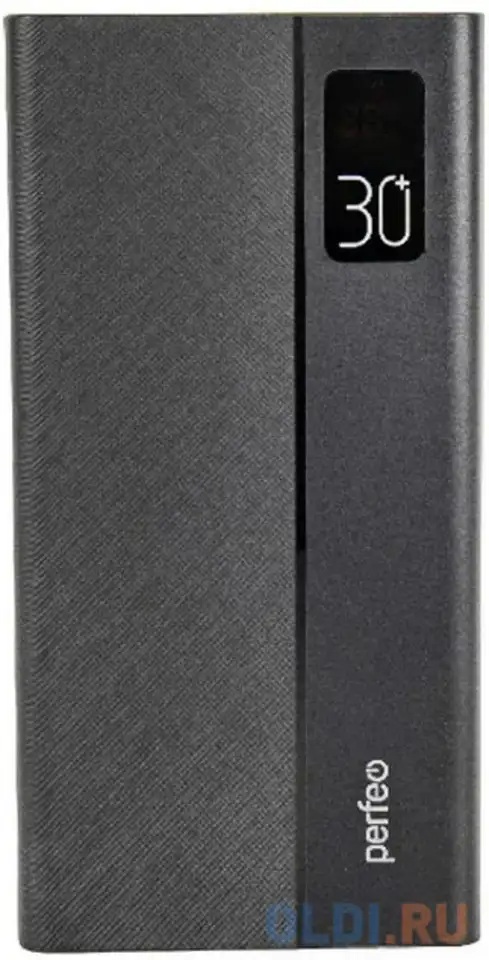 Perfeo powerbank mountains 30000 mah/led дисплей/pd + qc 3.0/type-c/4 usb/выход: 3a,, фотография 1