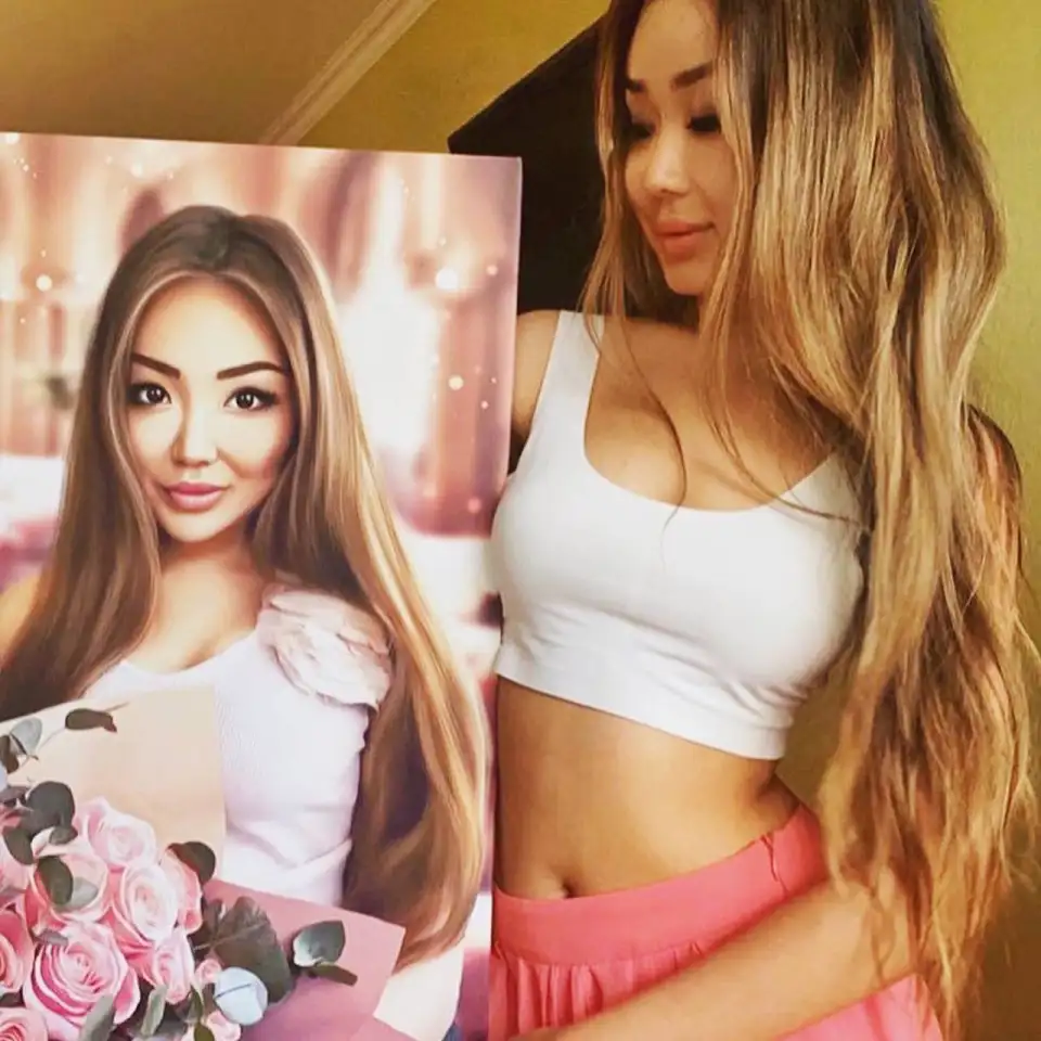 Арт портрет на холсте, фотография 9