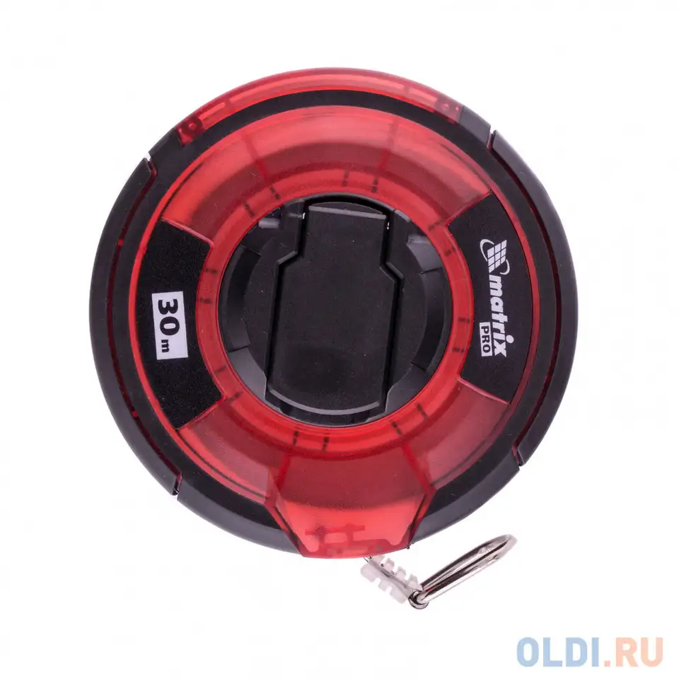 Рулетка геодезическая 30 м х 12,5 мм, закр. корп., стальная лента,, фотография 1