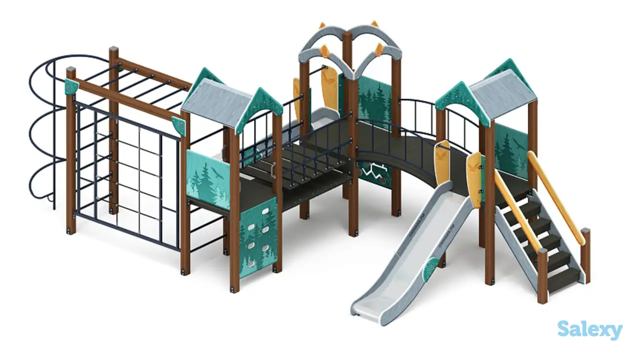 Городок (тайга) - дик 2.01.3.02-03 - игровой комплекс h=1200, фотография 1