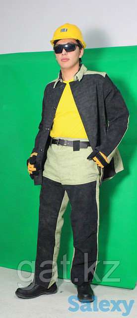 Костюм сварщика брезентовый со спилком, фотография 3