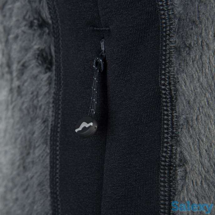 Куртка флисовая спортивная теплая сивера скарлат 2.0 порох/черная, фотография 5