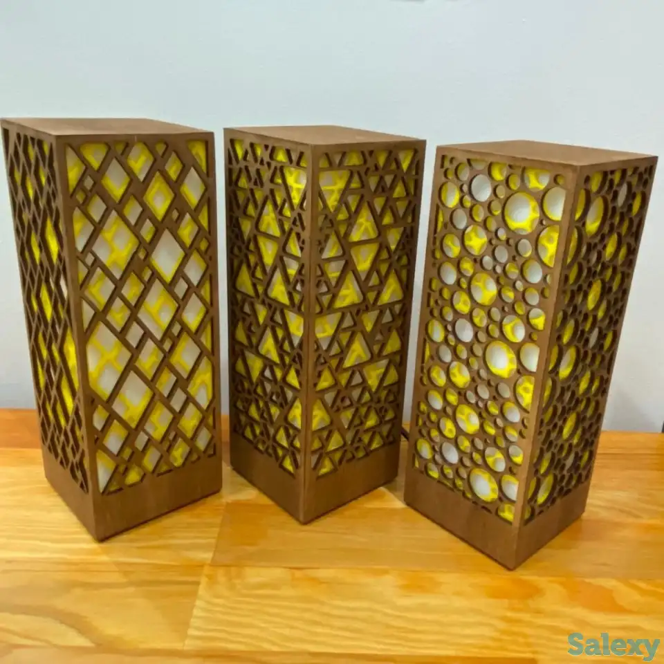 Желтый Интерьерный светильник - ночник, фотография 10