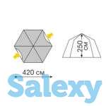 Тент - шатер talberg arbour зеленый, фотография 2