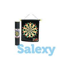 Дартс магнитный двухсторонний в тубусе, фотография 1