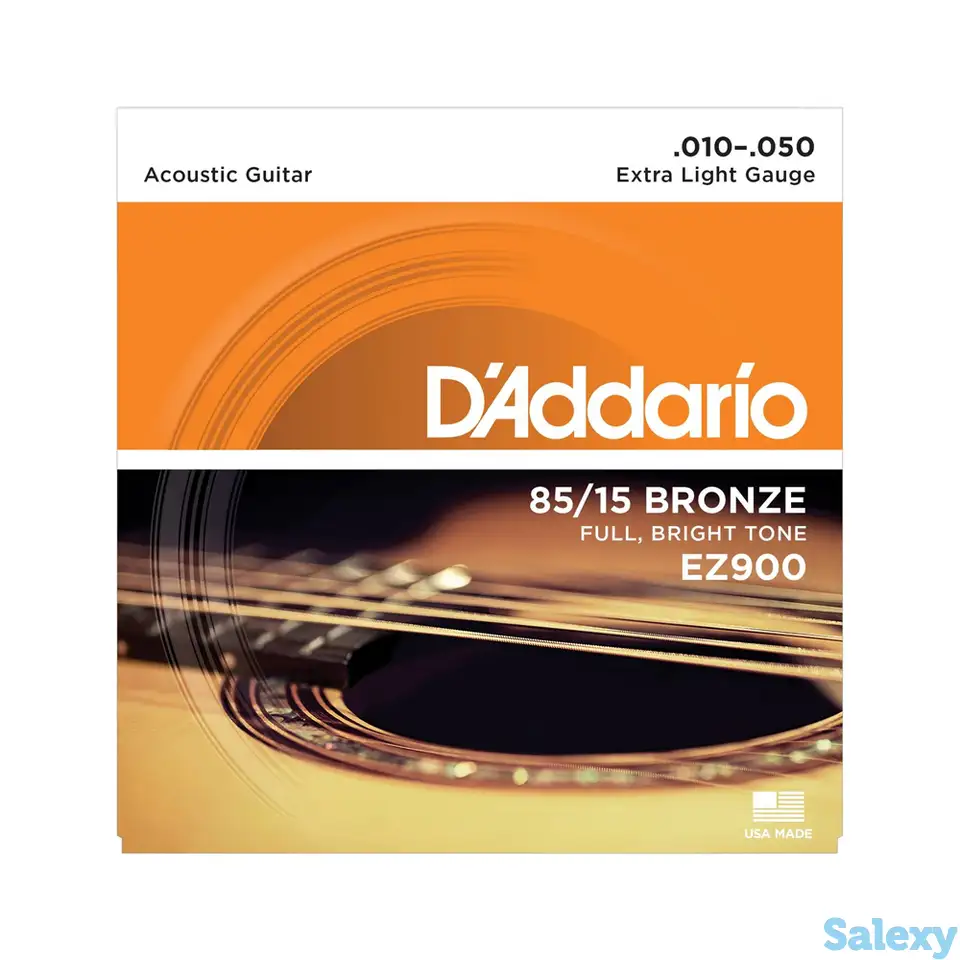 Струны для акустических гитар d'addario ez900, фотография 1