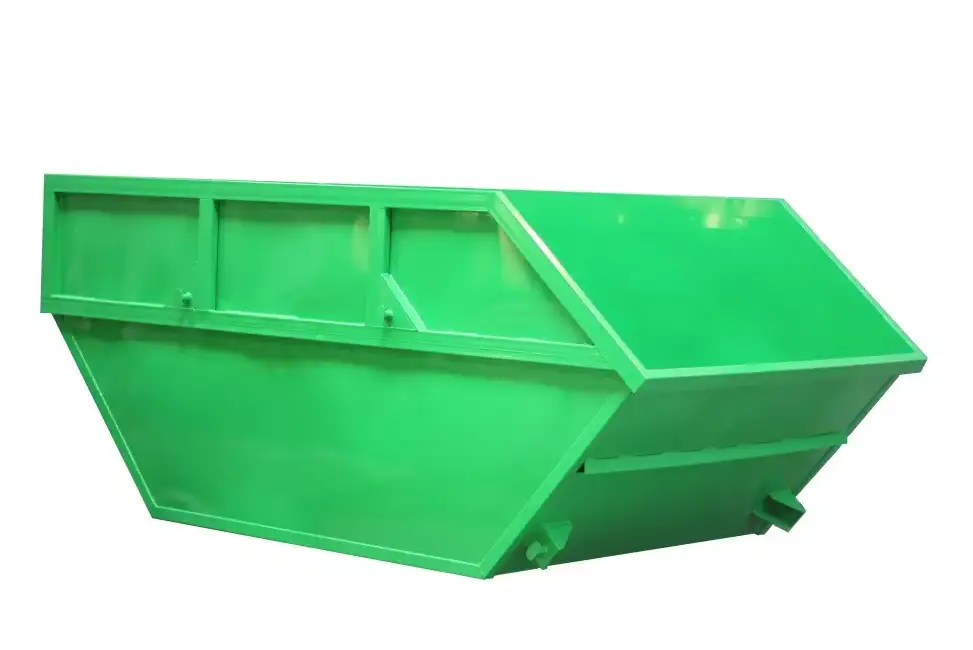 Бункер для мусора, Lмм, S 1,5-5 мм, B 1700.-2500 мм, Материал: сталь; ПНД, Покрытие: эмаль..., фотография 1
