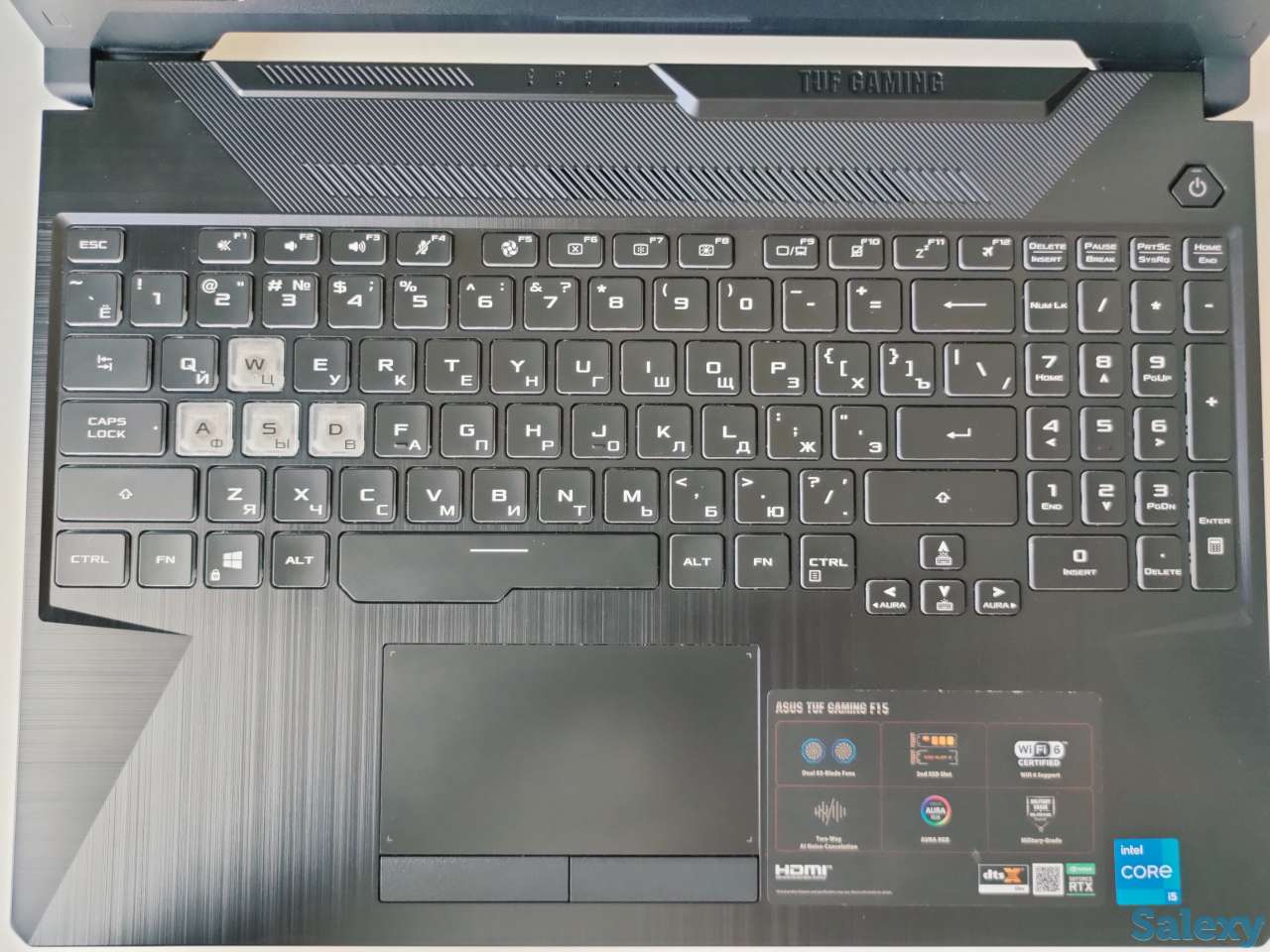 Игровой ноутбук Asus TUG GAMING FX15, фотография 3