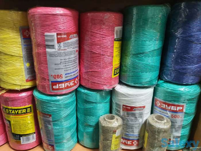 Шпагат ЗУБР рулон, 500 м синий, красный, зеленый, желтый, фотография 2