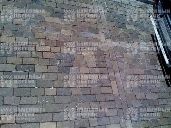 Делаем каменную брусчатку для двора 25 видов. Брусчатка из гранита, травертина. Опыт 20 лет, фотография 1