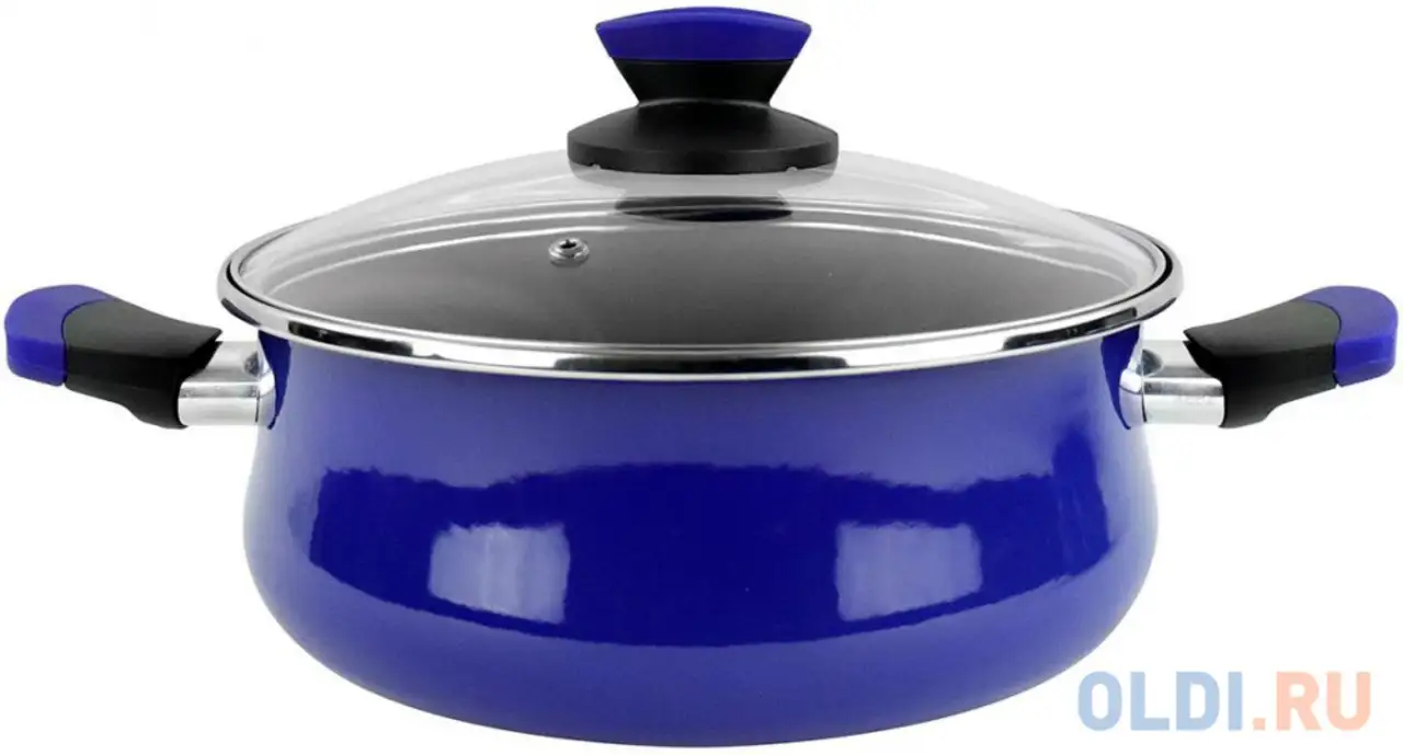 Кастрюля vitrinor danubio 24 24 см 4.5 л сталь, фотография 1